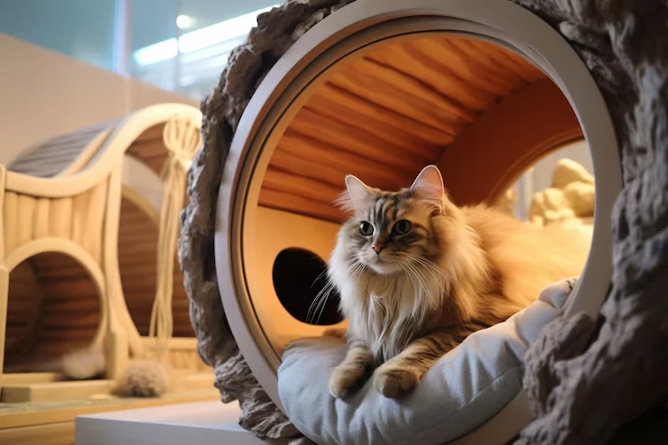 Premium Cabin And Crate Setup For Luxury Cat Transport